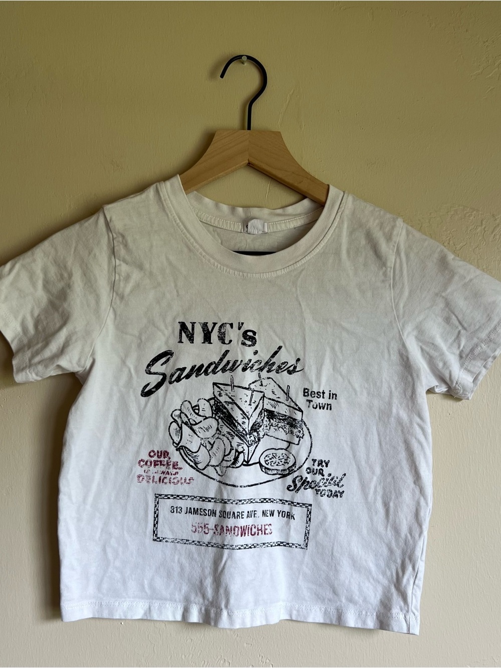 Garage White NYC's Sandwiches Graphic Tee